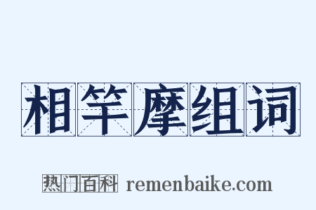 相竿摩组词是什么意思的图片